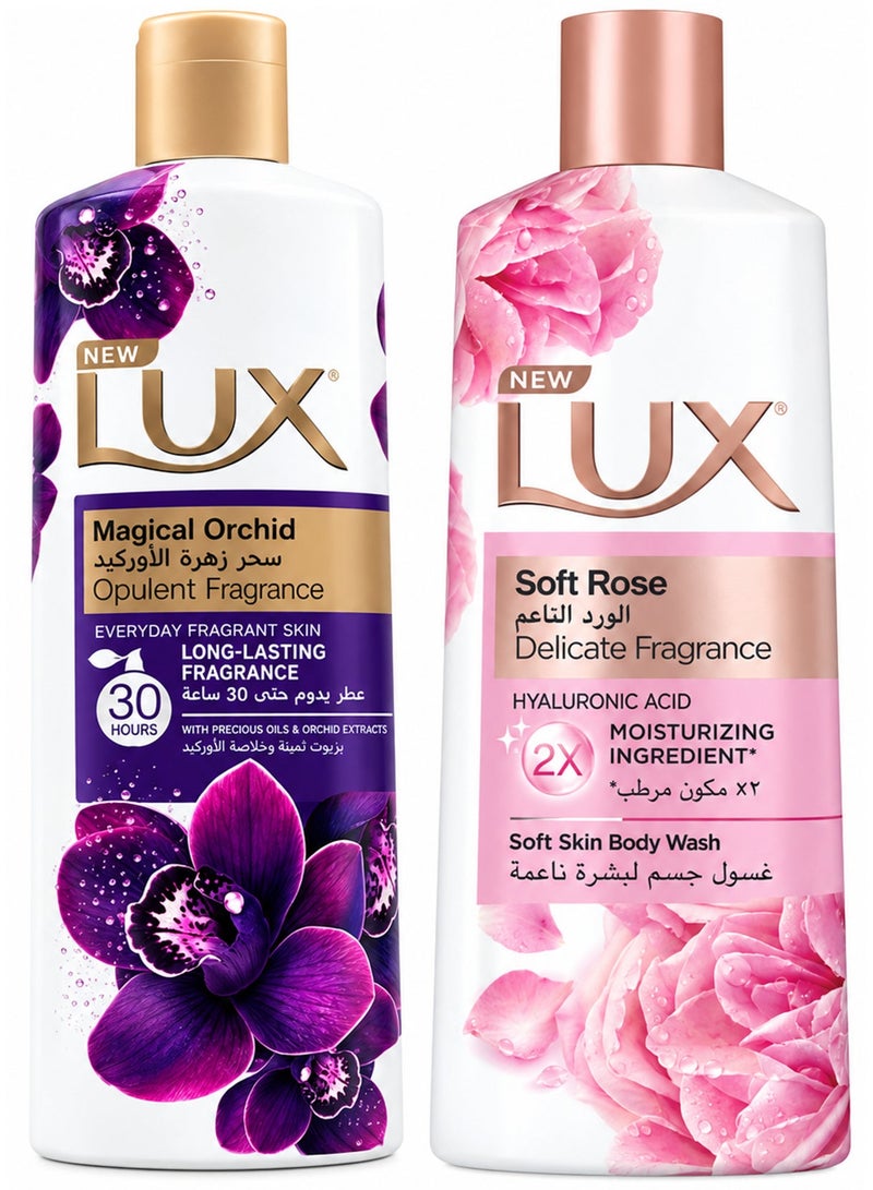 Lux Set Of Lux Soft Rose Shower Gel 500 ml And Lux Magical Orchid 500 Ml - Image 1