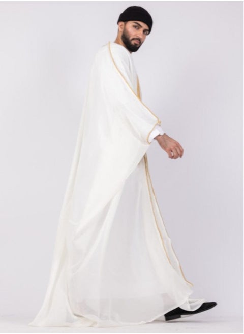 WHITE BISHT FOR MEN