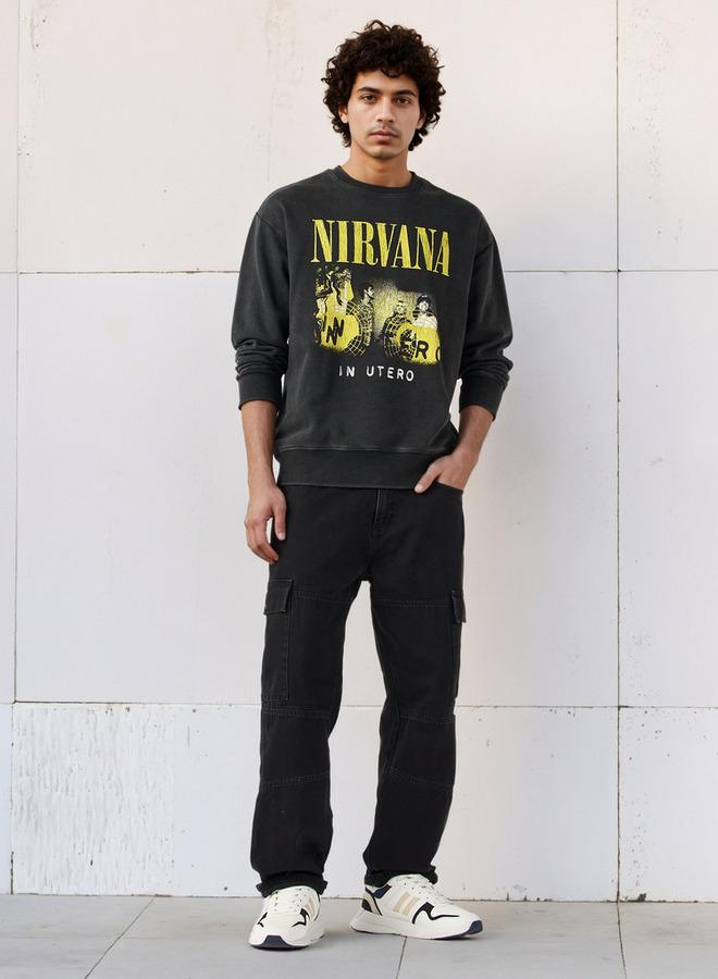 SP Characters Nirvana Print Sweatshirt - Image 2