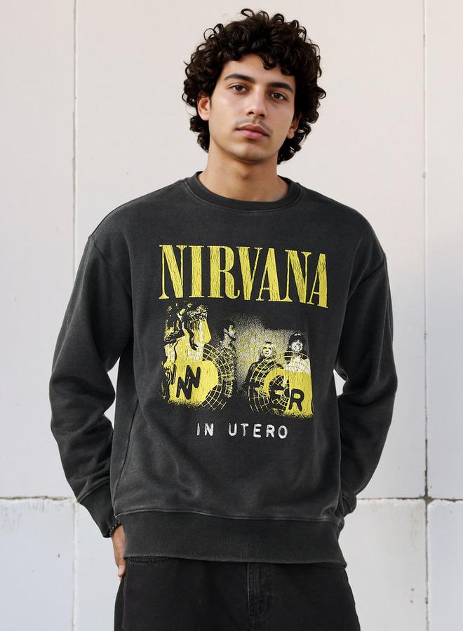 SP Characters Nirvana Print Sweatshirt - Image 1