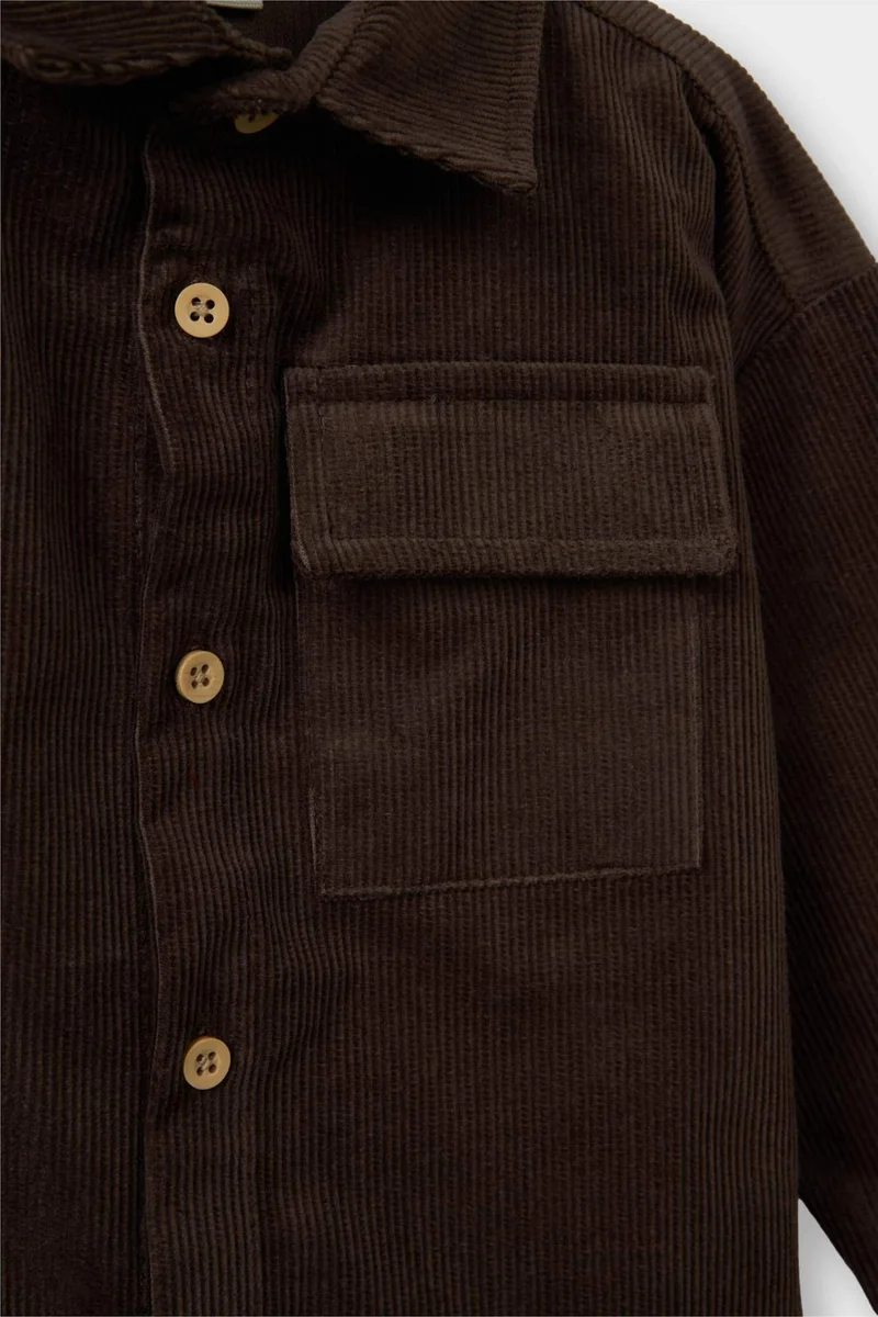 DeFacto Baby Boy Corduroy Long Sleeve Shirt