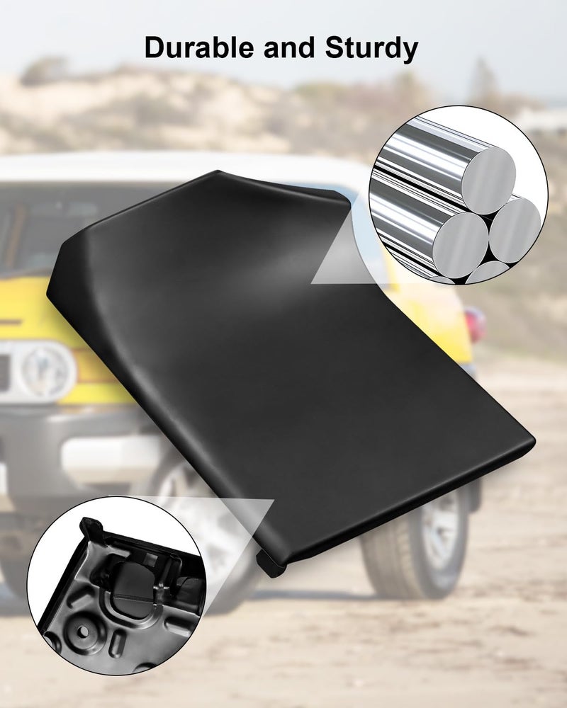 ULZOZN Left side Fender Upper Panel Replace 61102-35132, Hood Wrap Fit for Toyota FJ Cruiser 2007-2010, Driver Side Black - Image 4