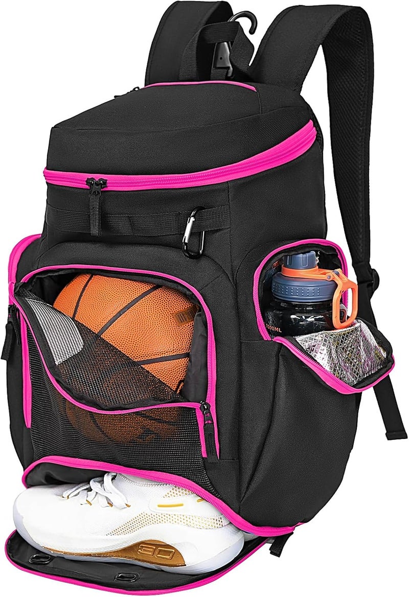 LARIPOP Basketball Backpack Large Sports Bag, Gym Bag with Ball Compartment and Shoe Compartment to Store Sports Shoes Water Bottles Laptops and Daily Necessities, Widely Used in Basketball, Soccer - Image 1