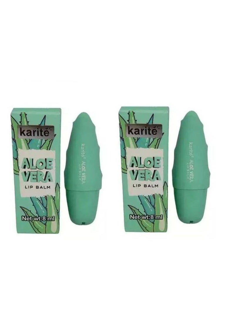كاريت 2 قطعة من مرطب شفاه بالصبار 8 مل - Image 1