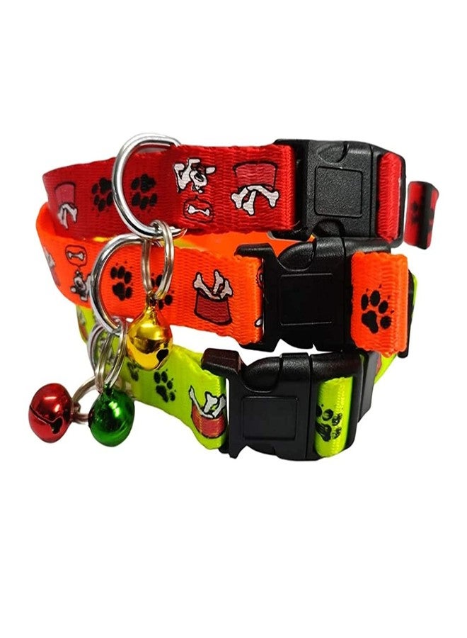 PETLICIOUS & MORE طوق صغير للقطط والجراء مصنوع من النايلون الناعم من بيتليشوس آند مور (المقاس - 10 مم، صغير، قد يختلف اللون، عبوة من قطعتين) - Image 2