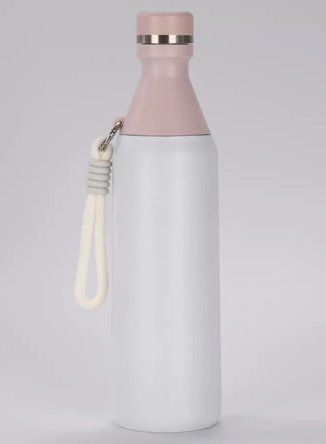 ROEIEIS 500ml Stainless Steel Vacuum Insulated Water Bottle, Leakproof Slim Design for Travel & Gym, BPA-Free