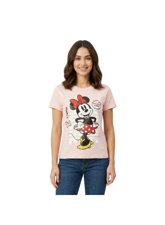 ديزني Disney Women’s Minnie Mouse Graphic T-Shirts – Pack of 2