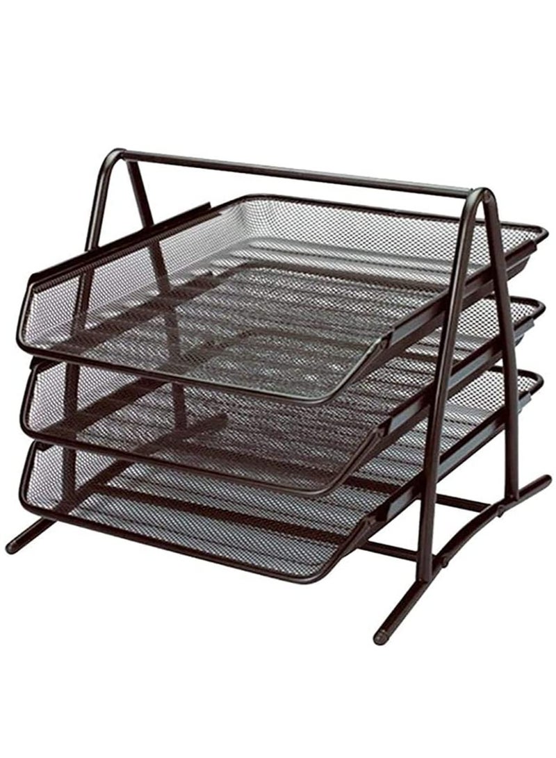 ELTRAZONE 3 Layer Metal Paper Tray (Black3 Layer Metal Paper Tray (Black) - Image 2