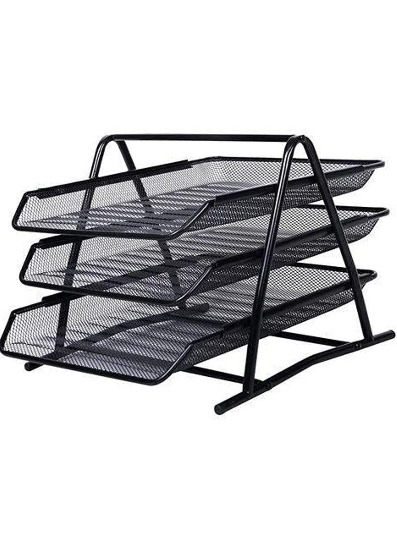 ELTRAZONE 3 Layer Metal Paper Tray (Black3 Layer Metal Paper Tray (Black) - Image 4