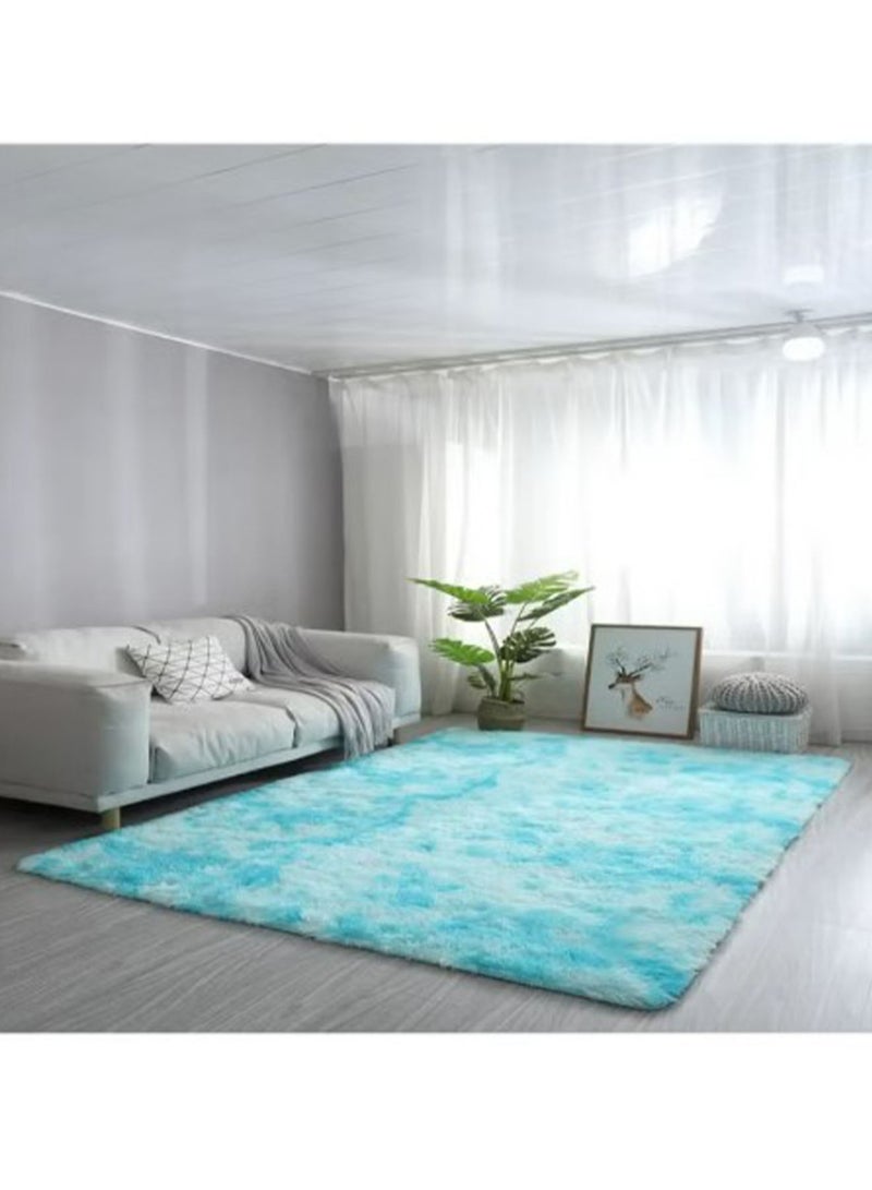 MONOGUE Large Area Rug Tie Dye Plush Shaggy Super Soft Fluffy Throw non-slip Carpet for Bedroom Living space - Image 2