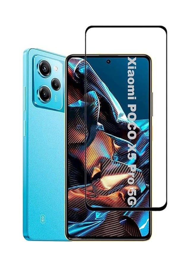 Xiaomi Poco X5 Pro 5G Screen Protector, 9H Tempered Glass Screen Protector for Xiaomi Poco X5 Pro 5G, Case Friendly, Easy Installation,Anti-Scratch Film - Image 1
