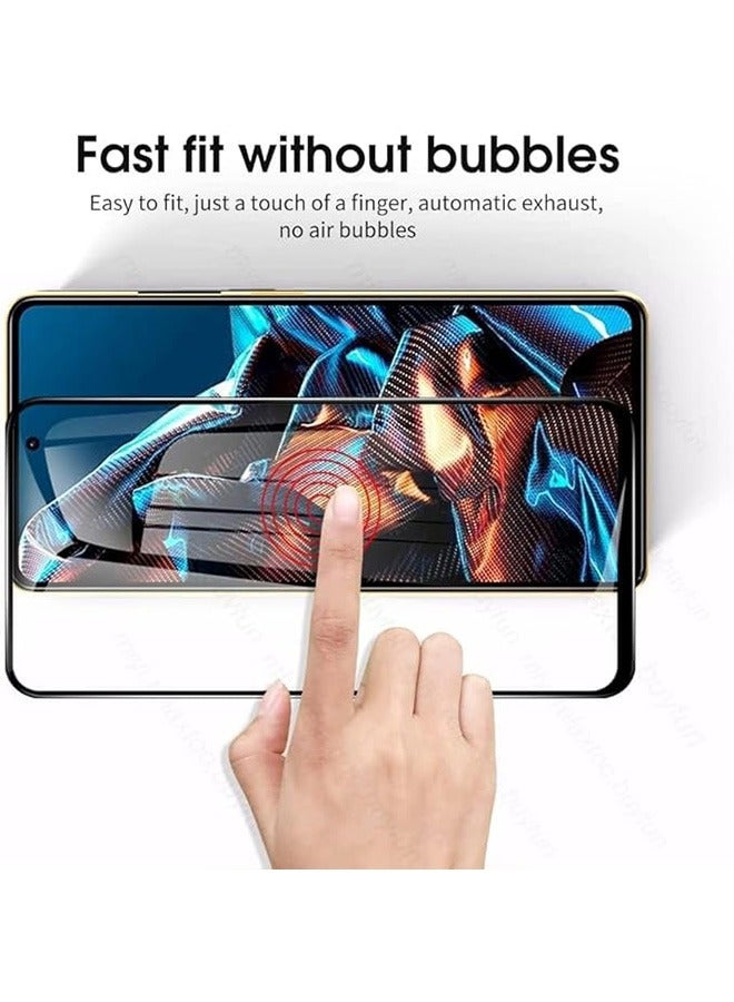 Xiaomi Poco X5 Pro 5G Screen Protector, 9H Tempered Glass Screen Protector for Xiaomi Poco X5 Pro 5G, Case Friendly, Easy Installation,Anti-Scratch Film - Image 4