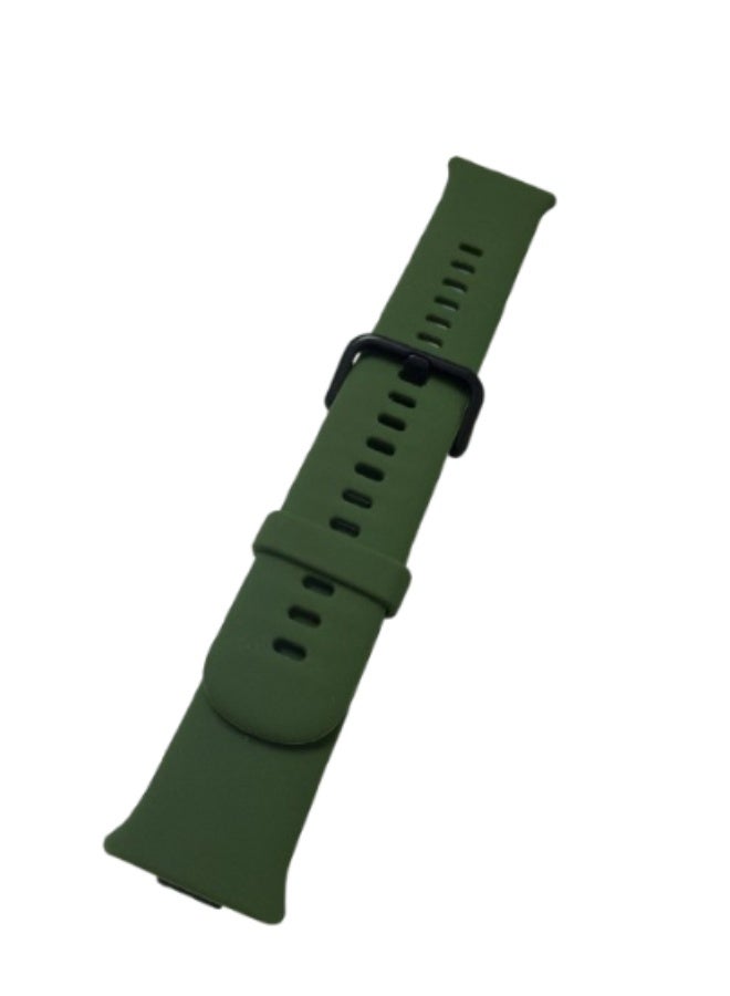 سوار سيليكون بديل لساعة هواوي فيت 4 2025 جيد التهوية سوار رياضي من السيليكون الناعم، تصميم قابل للتعديل، لساعة هواوي فيت 4 2025 - اخضر - Image 1