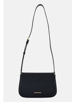 Michael Kors Women Brand Logo Cross Body Bag 18 H x 27 L x 8 W cm, Black  - Image 1