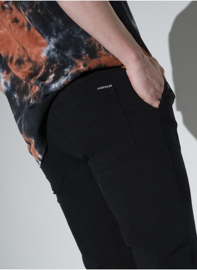 Hubberholme بنطال رياضي رجالي أنيق بقصّة Slim Fit ومتوسط الارتفاع  - Image 3