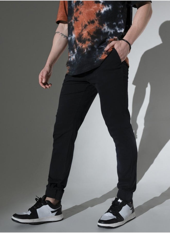 Hubberholme بنطال رياضي رجالي أنيق بقصّة Slim Fit ومتوسط الارتفاع  - Image 2