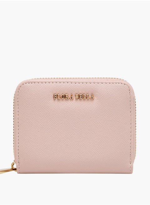 Textured Zip Around Wallet