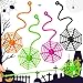 VICROIC 24 PCS Sticky Spider Web for Kids 76 Inches Cobweb Sticky Hand Toys Halloween Spider Party Favors for Goodie Bag Stuffers Birthday Classroom Prizes Supplies 4 Colors - Image 3