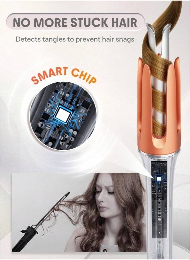 Hair Curler | Automatic Curling Iron with Ceramic Barrel and Anti-Tangle Design | Fast Heating Styler for Loose Waves and Tight Curls | Compact Cordless Curler for Home, Travel & Salon Use – Safe & Easy to Operate - Image 3