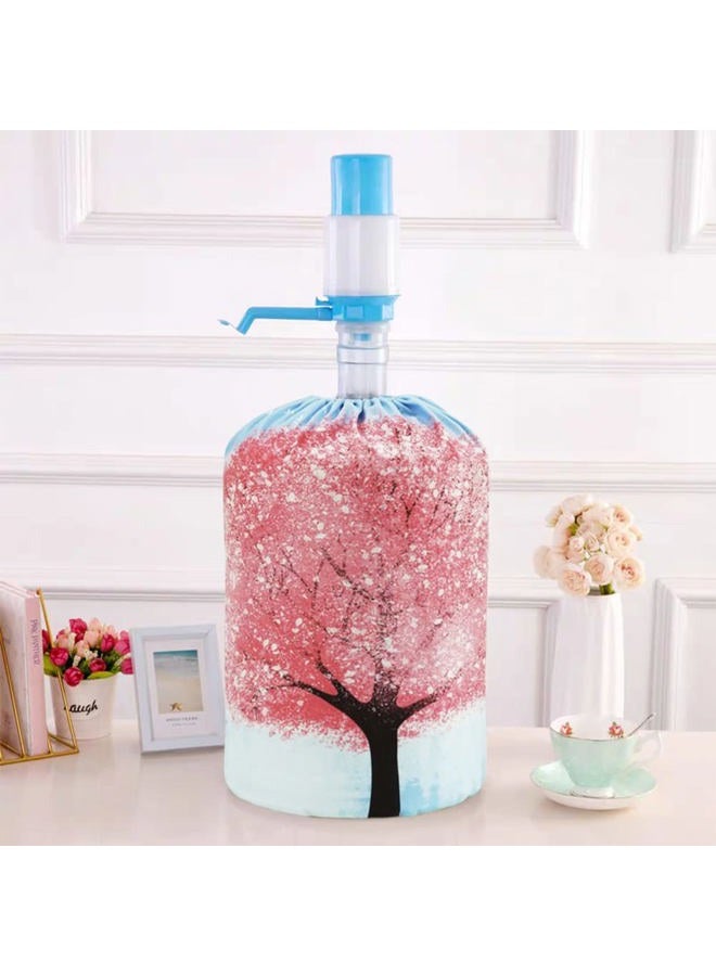 ZUYYON 5 Gallon Water Dispenser Barrel Dust Cover Water Cooler Dust Proof Cover for Decoration, Reusable Bottle Bucket Protector(Cherry Tree) - Image 3