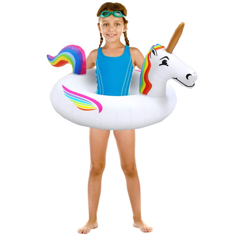 GoFloats Unicorn Pool Float Party Tube Inflatable Rafts Adults Kids - Image 2