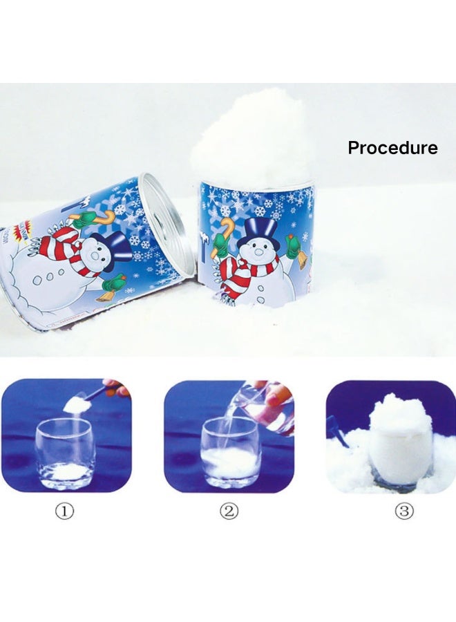 ماكدو 5 عبوات ثلج فوري، ثلج زينة اصطناعي، ثلج اصطناعي مزيف، ثلج مزيف رقيق، علب ثلج اصطناعي سحري من صنع الإنسان، للعرض في الحفلات وتزيين المهرجانات والحرف اليدوية - Image 5