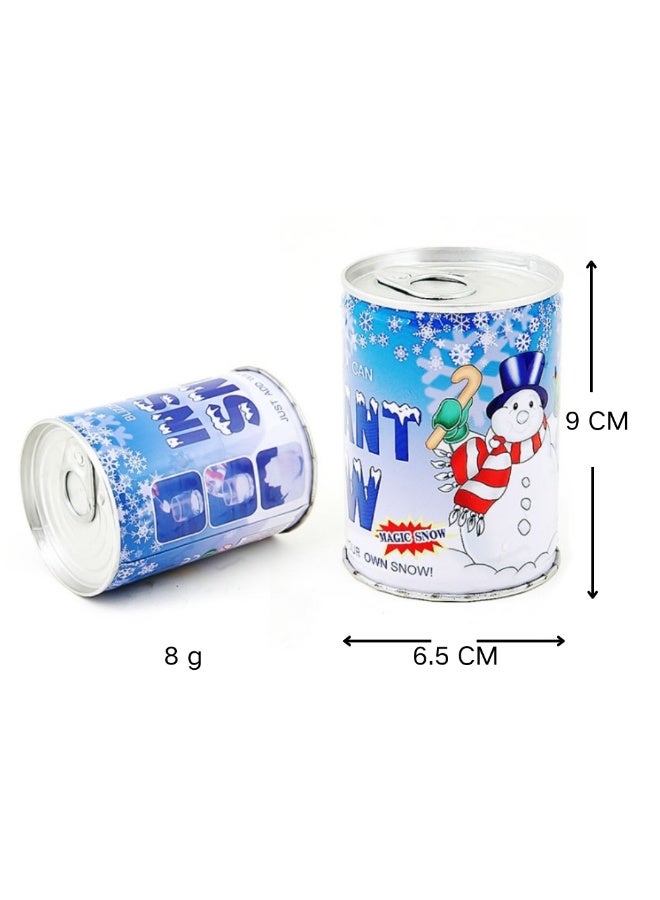 ماكدو 5 عبوات ثلج فوري، ثلج زينة اصطناعي، ثلج اصطناعي مزيف، ثلج مزيف رقيق، علب ثلج اصطناعي سحري من صنع الإنسان، للعرض في الحفلات وتزيين المهرجانات والحرف اليدوية - Image 3