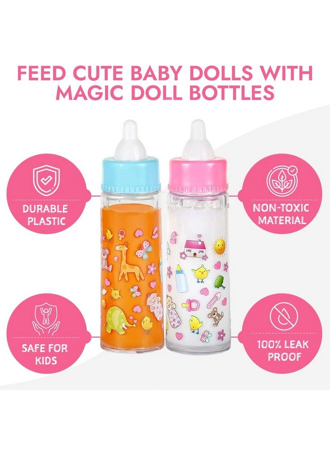 fash n kolor My Sweet Baby Disappearing Doll Feeding Set | Baby Care 6 Piece Doll Feeding Set (Red) - Image 3