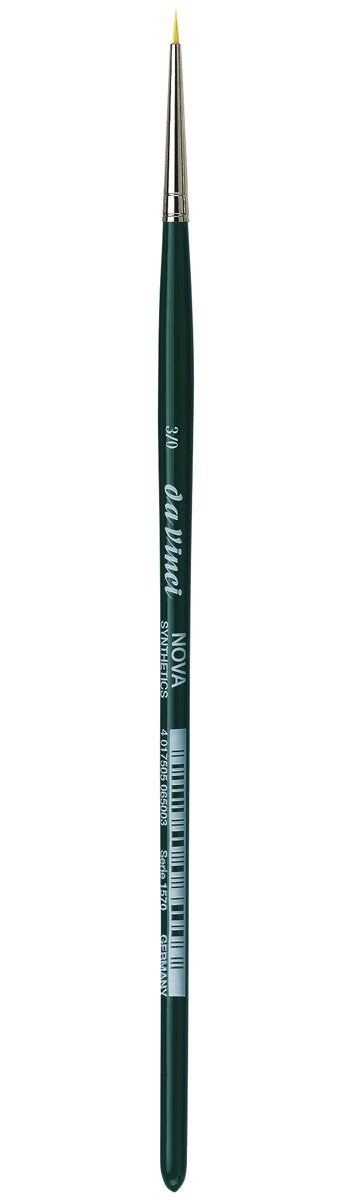 da Vinci Nova Series 1570 Watercolor Brush, Round Synthetic, Size 000 (1570-3/0) - Image 3