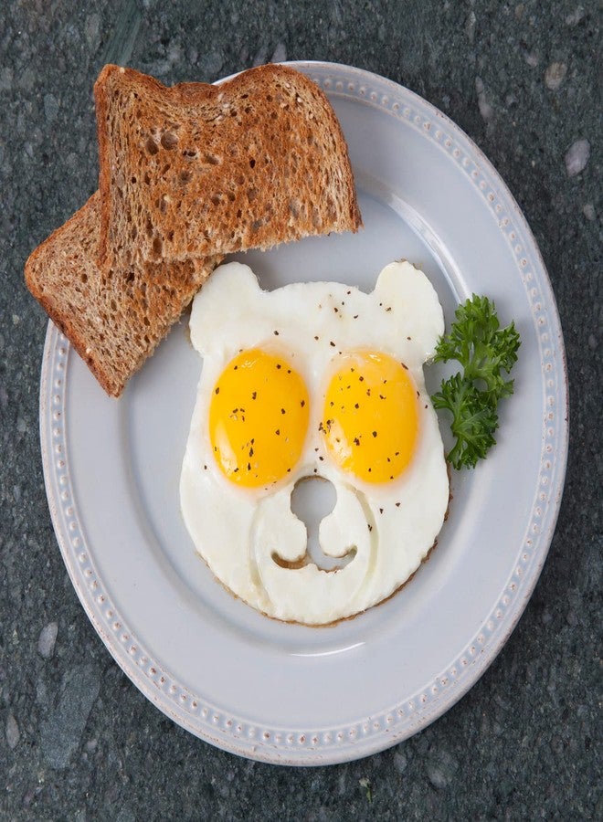 Mobi 3-Happy Egg Assorted Shaped Silione Molds, Bear, Flower and Heart - Image 3