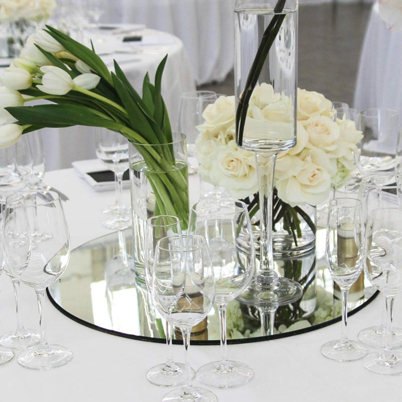 Better crafts 10 Inch, Pack of 6 Small Mirrors for Crafts, Round Mirror for Tables at Wedding, Mirror Tiles for Crafts and DIY Projects - Image 4