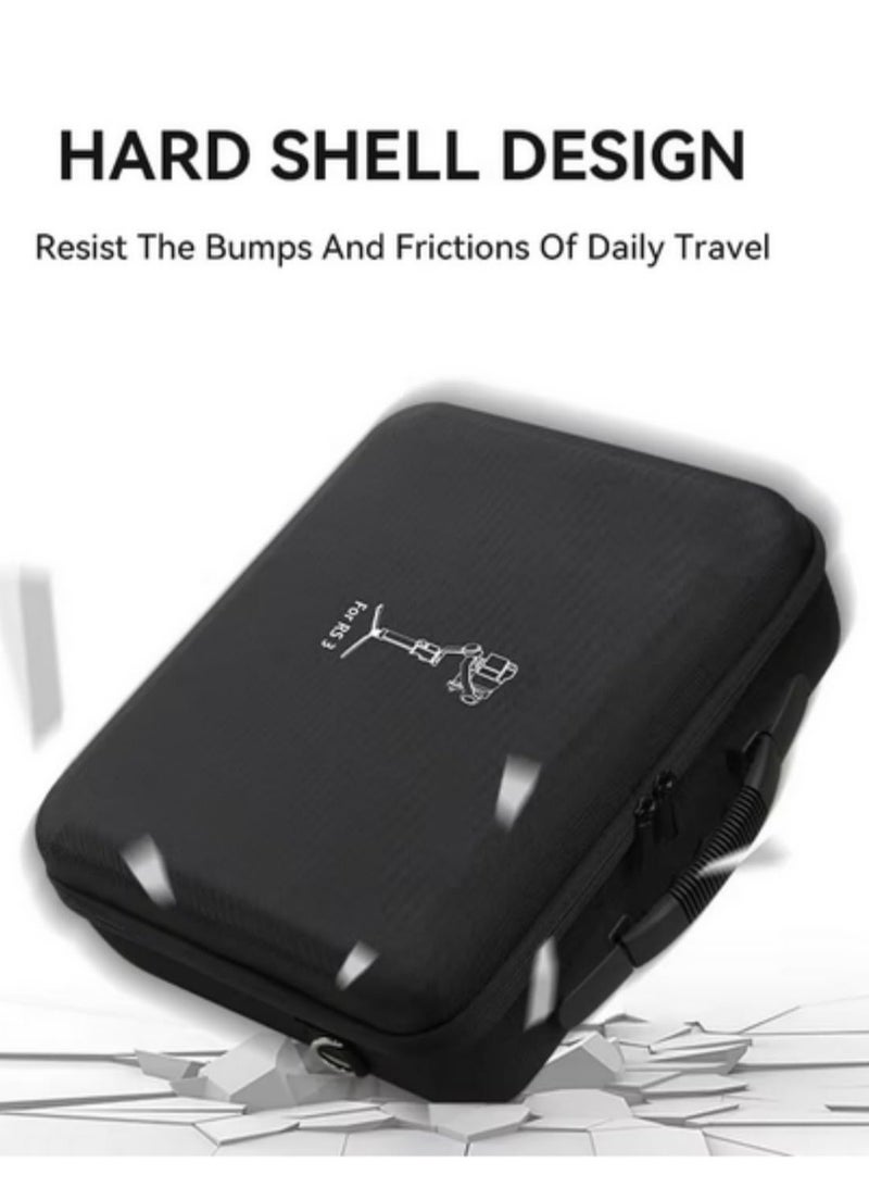 For DJI Ronin RS 4 Shoulder Bag Hardshell Carrying Case Anti-Fall Storage Box Protective Suitcase for Gimbal Stabilizer and Accessories Compact Handbag - Image 2