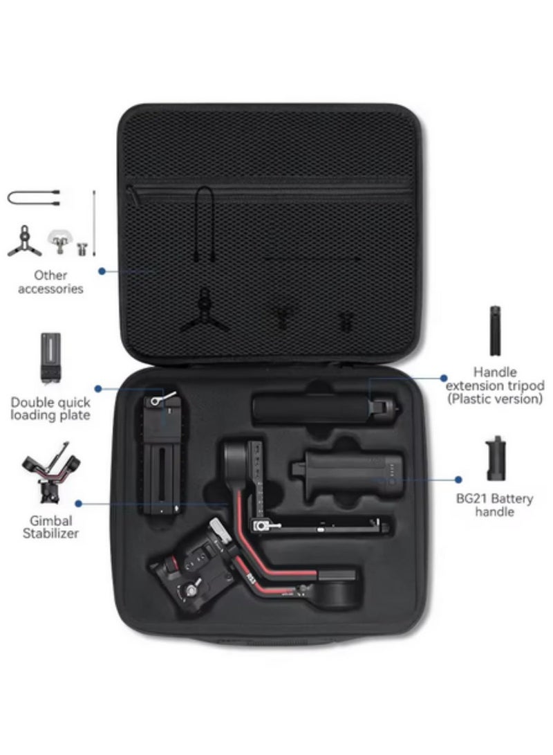 For DJI Ronin RS 4 Shoulder Bag Hardshell Carrying Case Anti-Fall Storage Box Protective Suitcase for Gimbal Stabilizer and Accessories Compact Handbag - Image 3