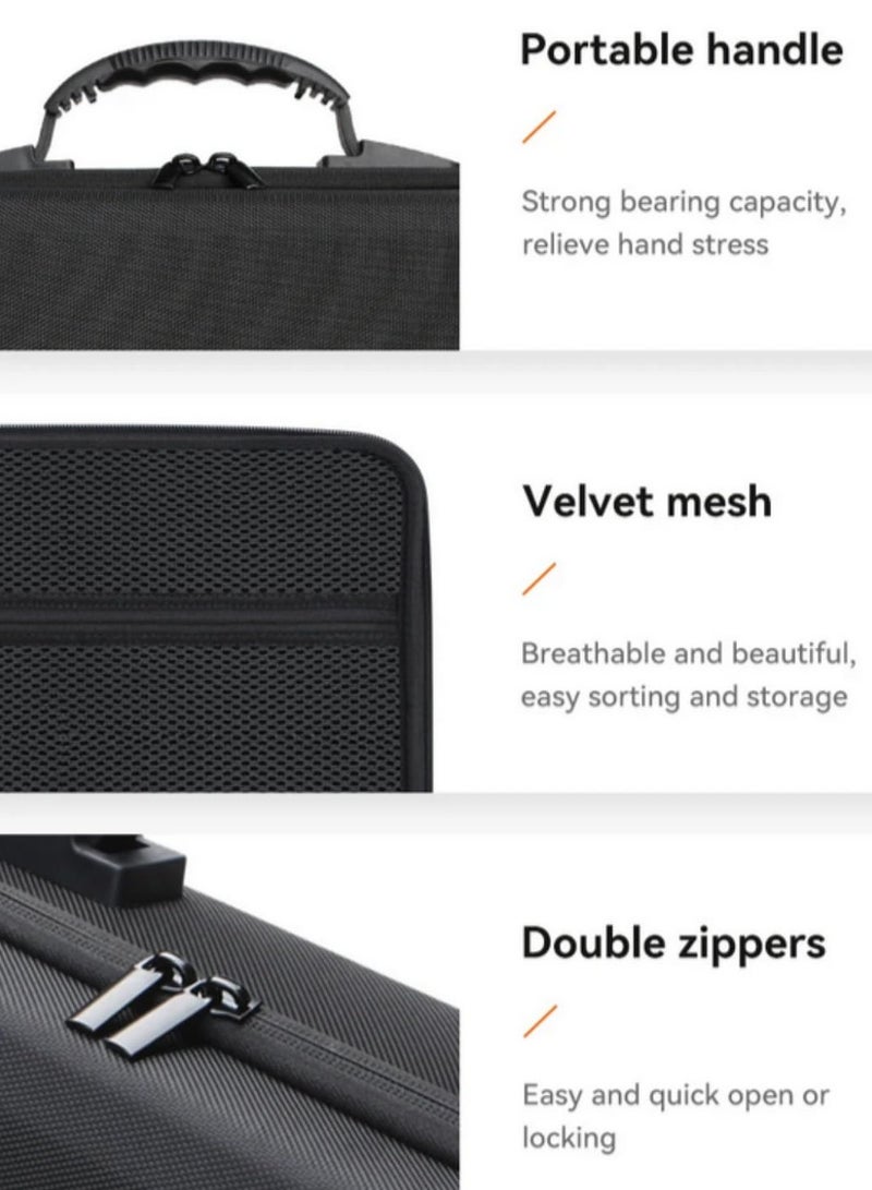 For DJI Ronin RS 4 Shoulder Bag Hardshell Carrying Case Anti-Fall Storage Box Protective Suitcase for Gimbal Stabilizer and Accessories Compact Handbag - Image 5