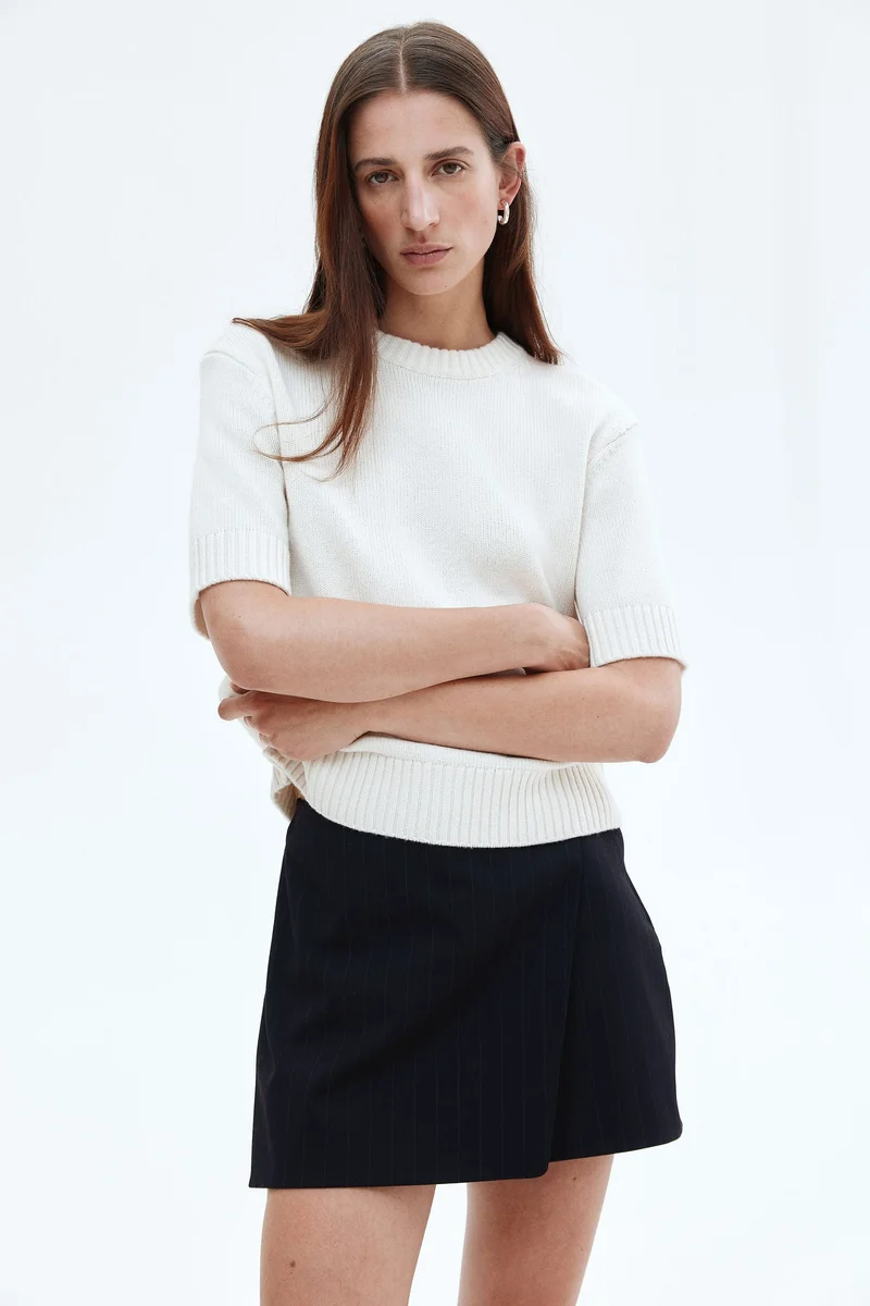H&M Knitted wool T-shirt