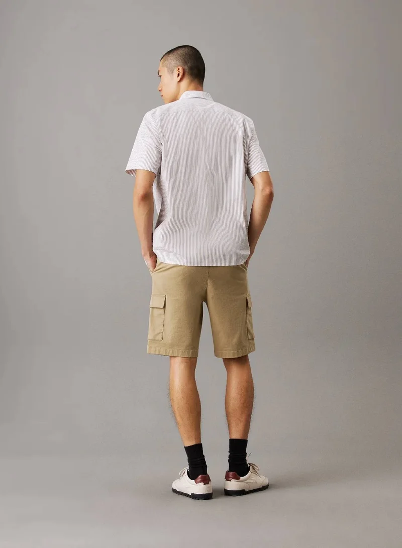 CALVIN KLEIN Straight Twill Cargo Shorts