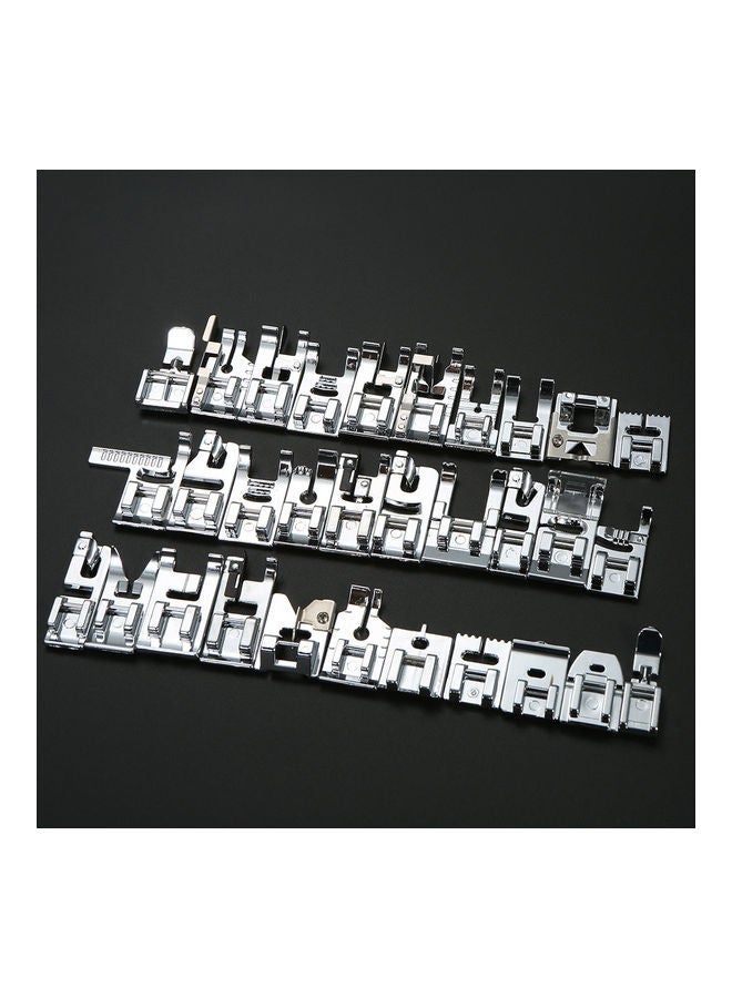 NIBEMINENT 48-Piece Professional Sewing Machine Presser Foot Set Silver - Image 5