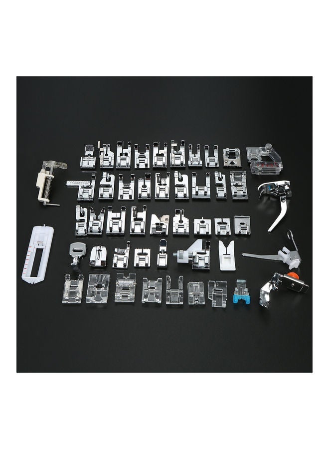 NIBEMINENT 48-Piece Professional Sewing Machine Presser Foot Set Silver - Image 4
