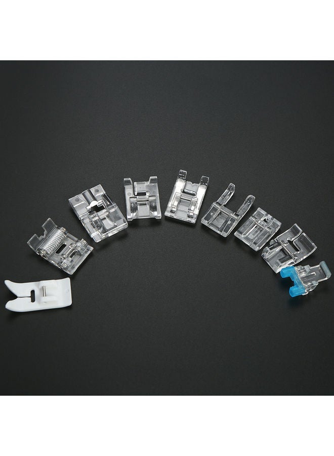 NIBEMINENT 48-Piece Professional Sewing Machine Presser Foot Set Silver - Image 2