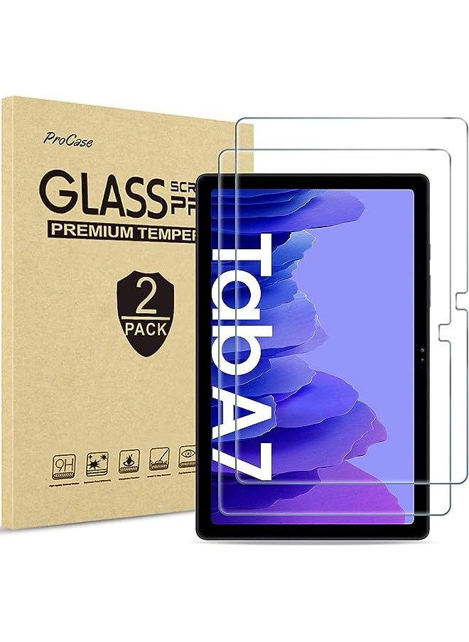 Procases - [2 Pack] Galaxy Tab A7 10.4 Screen Protector 2022 2020 (SM-T503/T500/T505/T507), Tempered Glass Screen Film Guard for 10.4 Inch Galaxy Tab A7 Tablet - Image 1