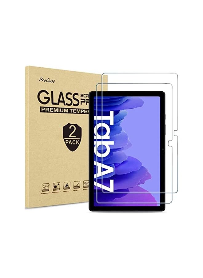 Procases - [2 Pack] Galaxy Tab A7 10.4 Screen Protector 2022 2020 (SM-T503/T500/T505/T507), Tempered Glass Screen Film Guard for 10.4 Inch Galaxy Tab A7 Tablet - Image 1