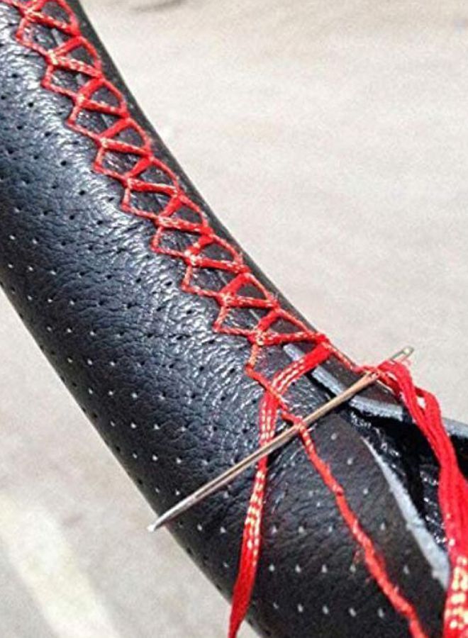 Y&D Car Steering Wheel Cover With Hand Sewing Needles And Thread - Image 2