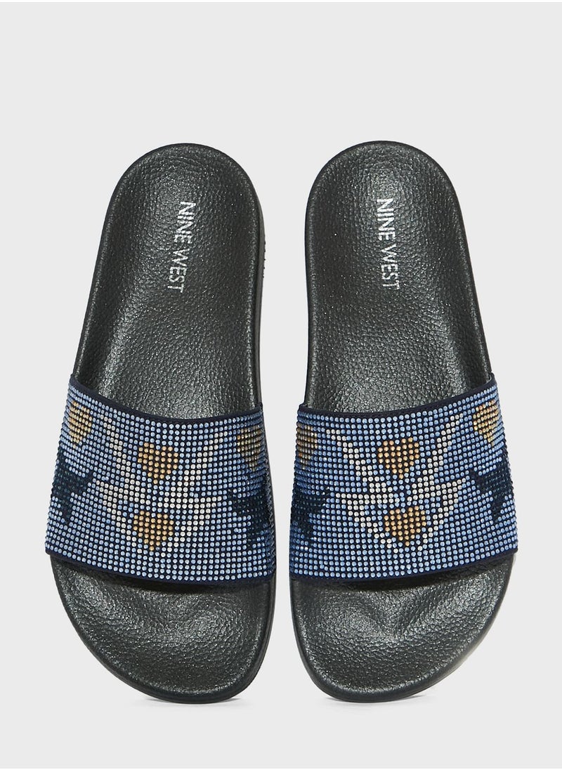 NINE WEST - Irllylikeu Synthetic Slides - Image 1