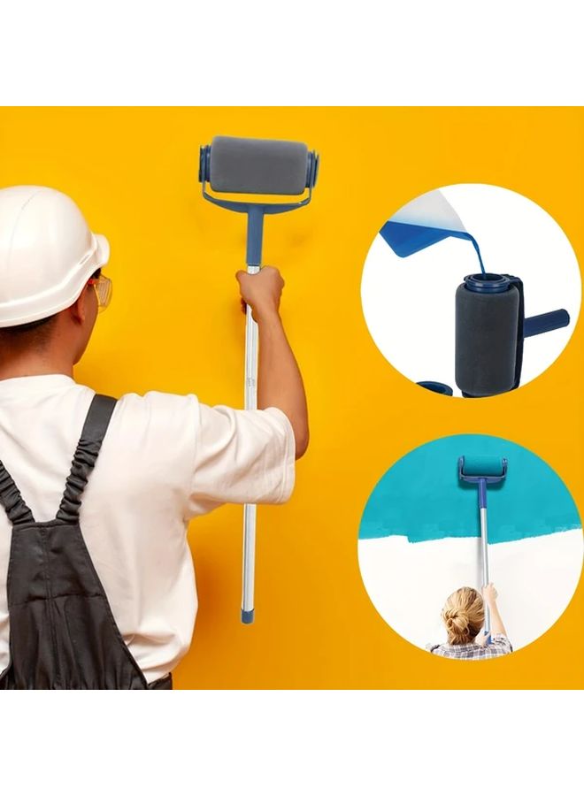 Paint Roller Brush With Splicing Rod For Wall And Furniture Renovation - Image 3