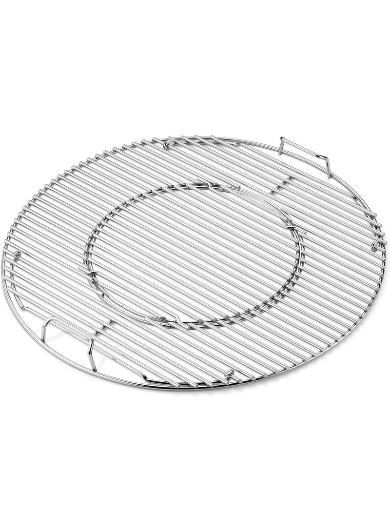 Weber Gourmet BBQ System Hinged Cooking Grate Set | Premium Grilling accessories - Image 1