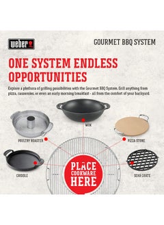 Weber Weber Gourmet BBQ System Hinged Cooking Grate Set | Premium Grilling accessories  - Image 3