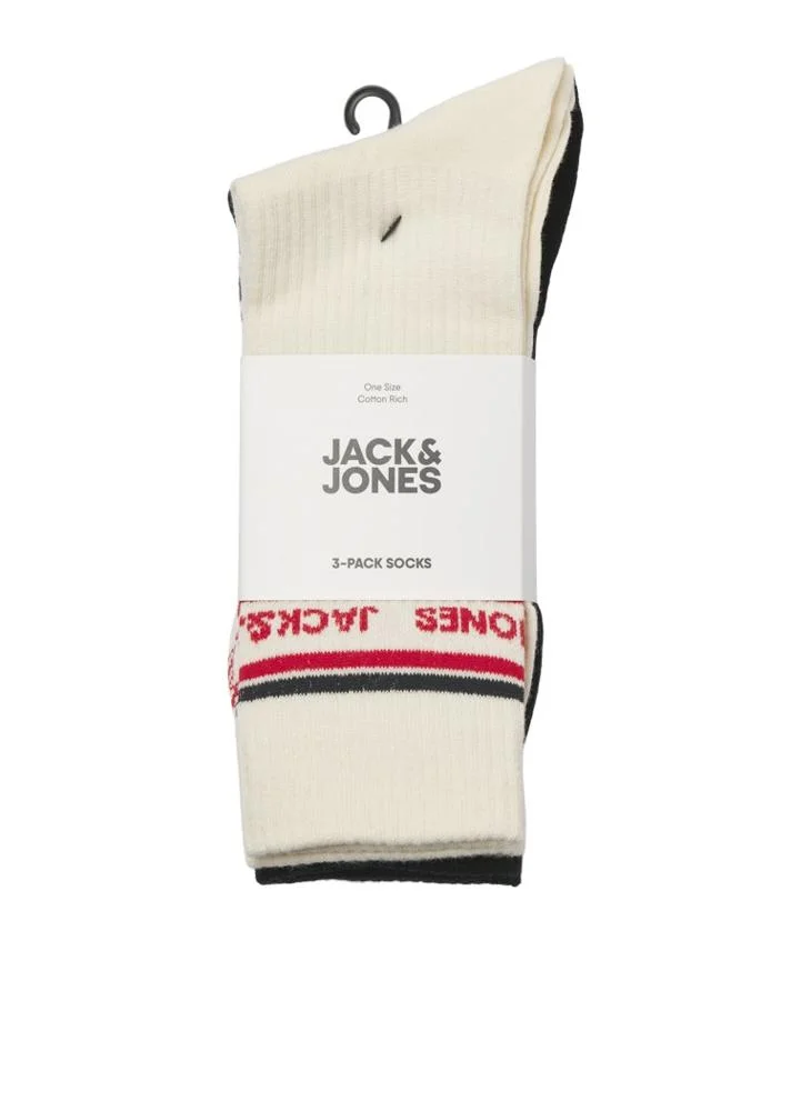 JACK & JONES 3 Pack Jaclandon Tennis Socks