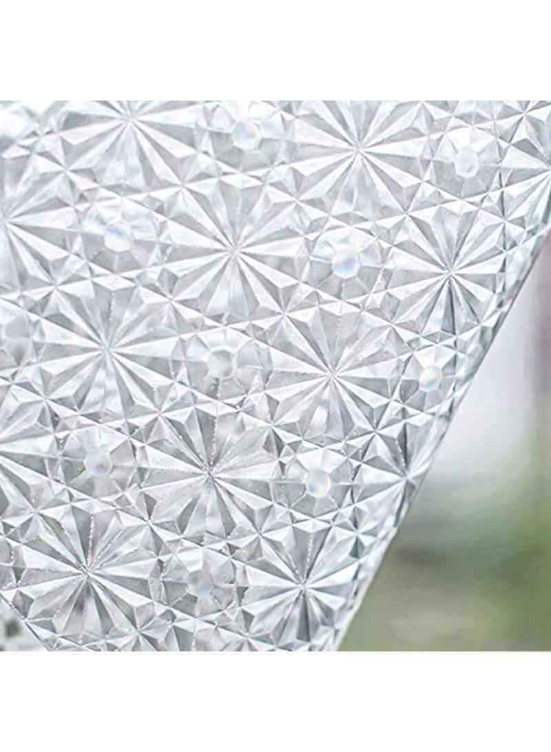 Y&D Window Film Decorative Privacy No Glue Glass Sticker For Door Home House Ofiice Heat Control Anti UV 90 x 200 cm  - Image 1