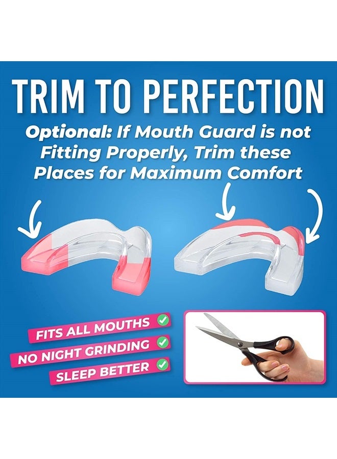 HONEYBULL Mouth Guard for Grinding Teeth [12 Pack - Thick] 1 Size for Heavy Grinding | Comfortable Custom Mouth Guard for Clenching Teeth at Night, Bruxism, Whitening Tray & Guard…  - Image 3
