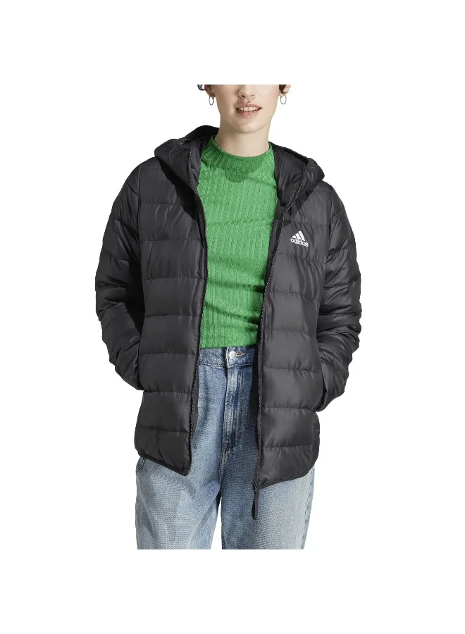 Adidas W Ess L D Ho J Black Outdoor Jackets 2XS